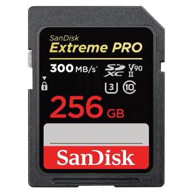 Карта памяти SanDisk Extreme PRO SDXC UHS-II 300MB/s 256GB