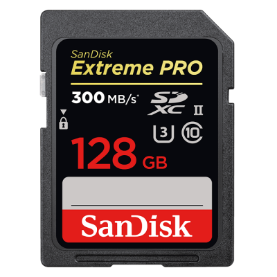 Карта памяти SanDisk Extreme PRO SDXC UHS-II 300MB/s 128GB