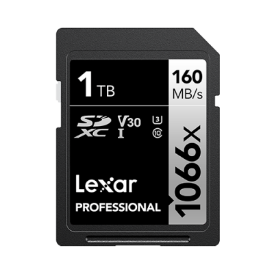 Карта памяти Lexar Professional 1066x Silver SDXC 1TB UHS-I U3 V30, R/W 160/120 МБ/с