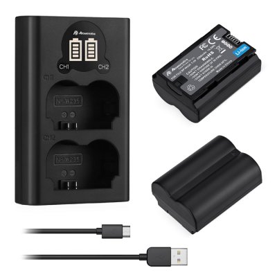 2 аккумулятора + зарядное устройство Powerextra NP-W235 2 аккумулятора + зарядное устройство Powerextra NP-W235