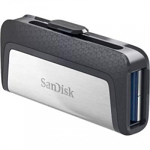 Флеш-накопитель SanDisk Ultra Dual Drive USB 3.1 Gen1 Type-C/USB-A 256GB, R 150 МБ/с