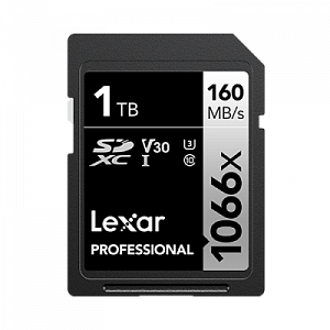 Карта памяти Lexar Professional 1066x Silver SDXC 1TB UHS-I U3 V30, R/W 160/120 МБ/с