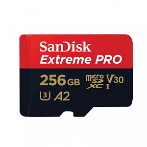 Карта памяти MicroSDXC 256 GB SanDisk Extreme Pro A2 V30 UHS-I U3 (R200/W140 Mb/s)